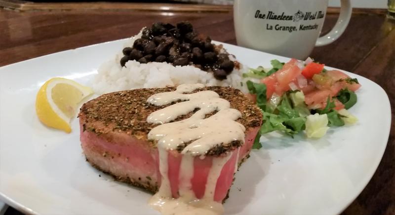 Spicy Ahi Tuna Steak!